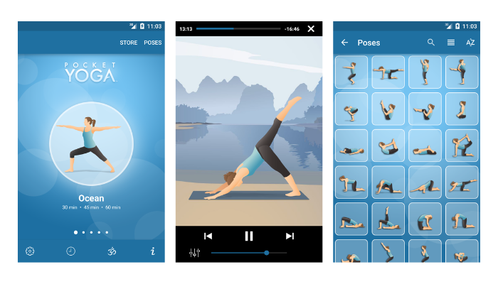 The new Pocket Yoga App - Healthista