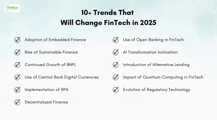 10+ Trends That Will Change FinTech in 2025