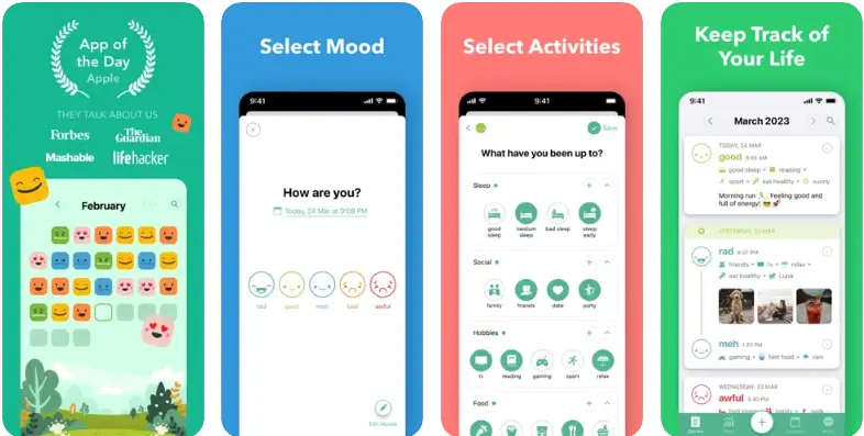 Daylio Journal- Daily Diary Apps Like Self-Care Apps