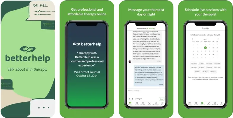 BetterHelp- Therapy Apps Like Self-Care Apps