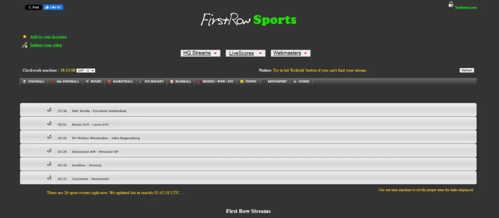 14. FirstRowSports Sportsurge Alternatives (1)