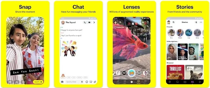 Snapchat App Design