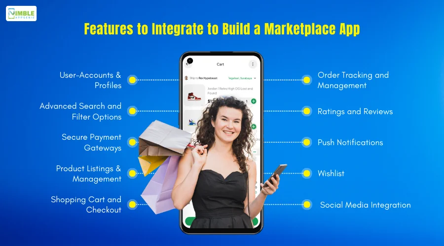 Features to Integrate to Build a Marketplace App