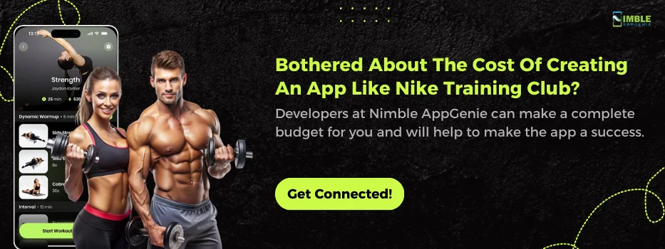 Cost to Develop a Fitness App Like Nike Training Club