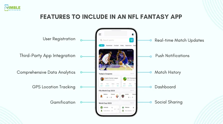 Features to Include in an NFL Fantasy App